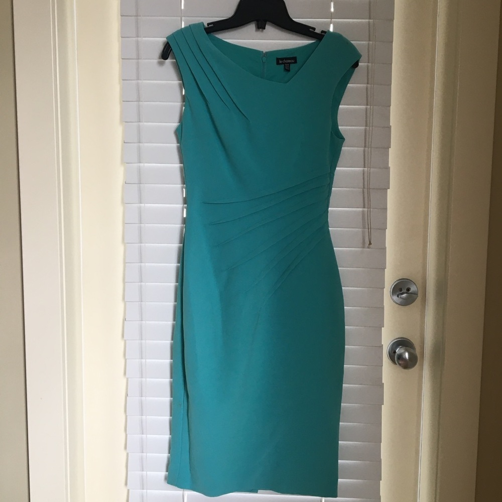 Le Chateau Teal Cocktail Dress